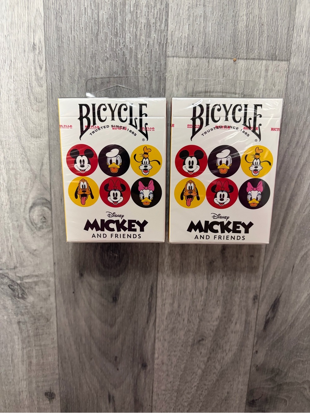 Bicycle Disney Mickey and Friends Playing Cards - White
